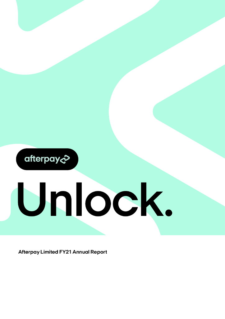 Afterpay Limited（APT）2021财年年度报告（英文版）