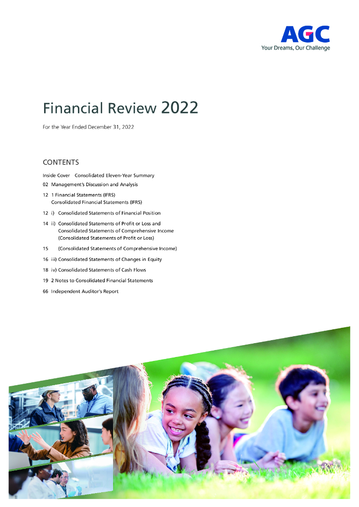 AGC Inc.（ASGLY）2022财年年度报告（英文版）
