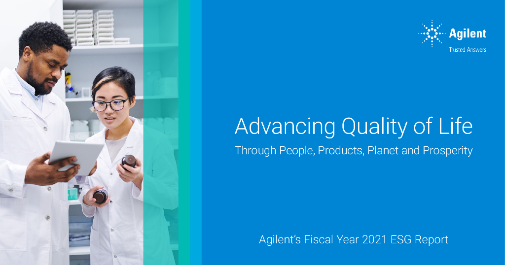 Agilent Technologies Inc.（A）2021年ESG报告（英文版）
