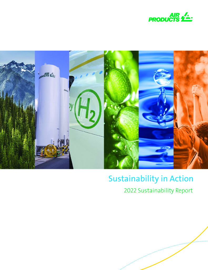 Air Products & Chemicals Inc.（APD）2022年可持续发展报告（英文版）
