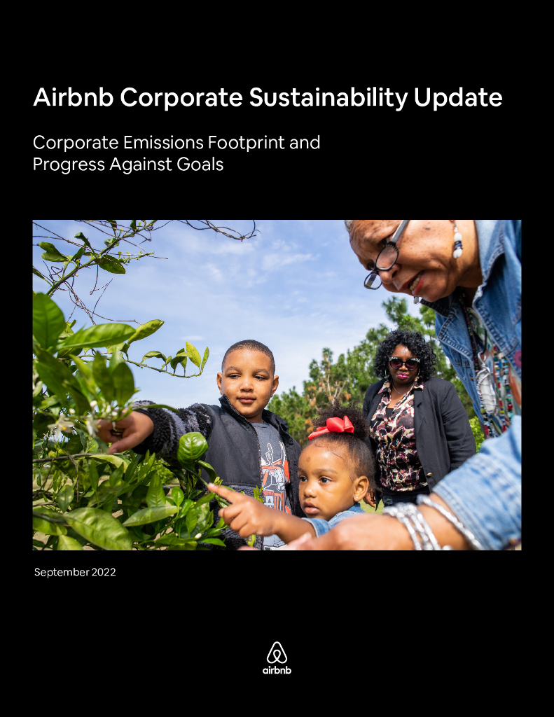 Airbnb, Inc.（ABNB）2022年社会责任报告（英文版）