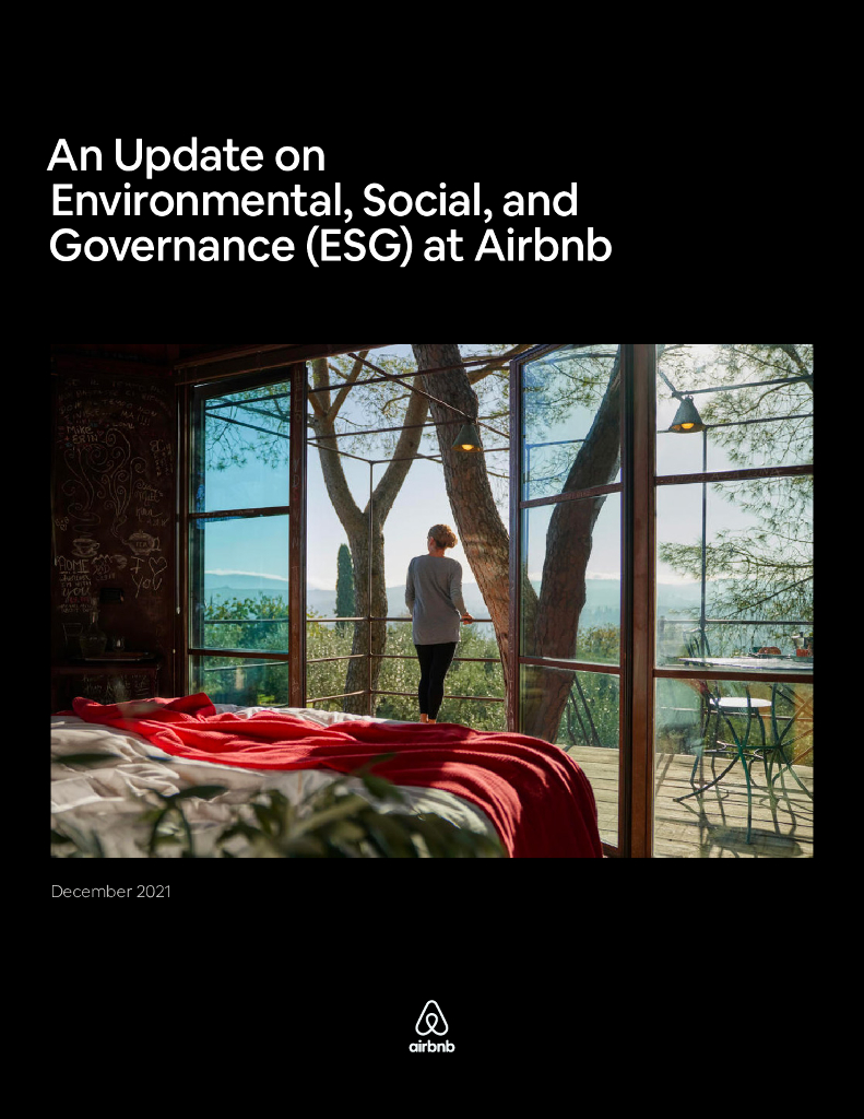 Airbnb, Inc.（ABNB）2021年ESG报告（英文版）