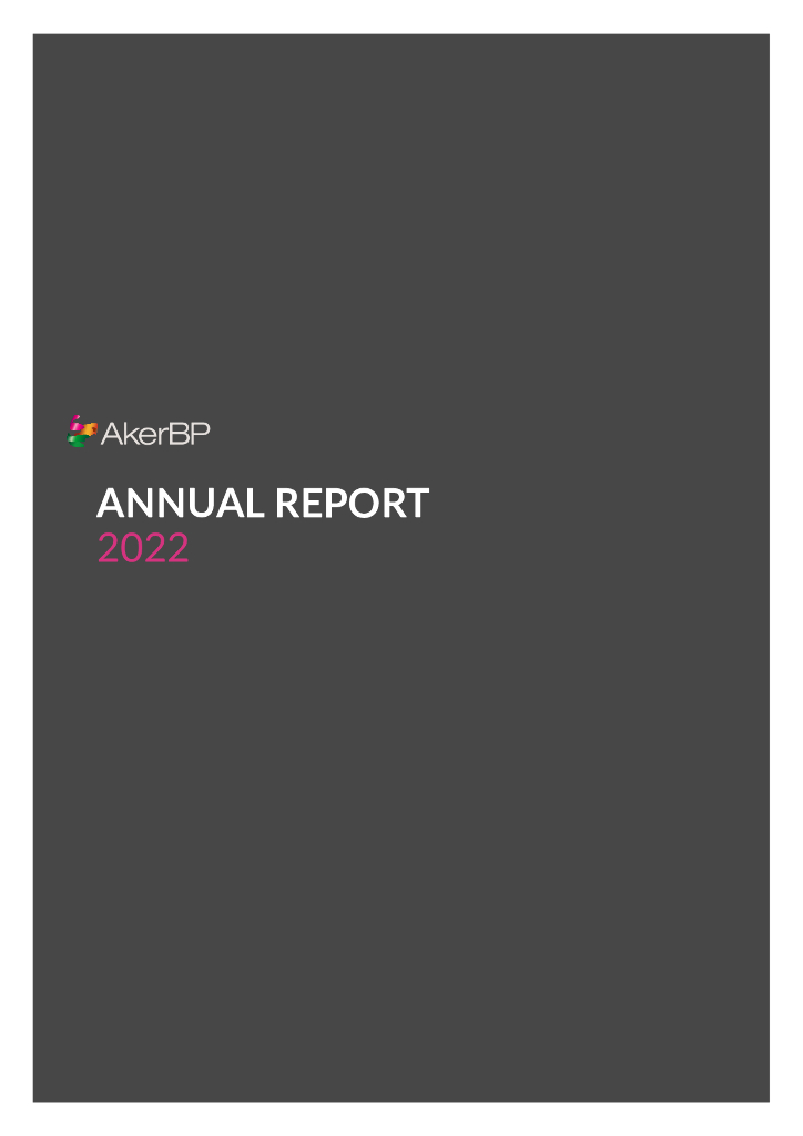 Aker BP 2022财年年度报告（英文版）