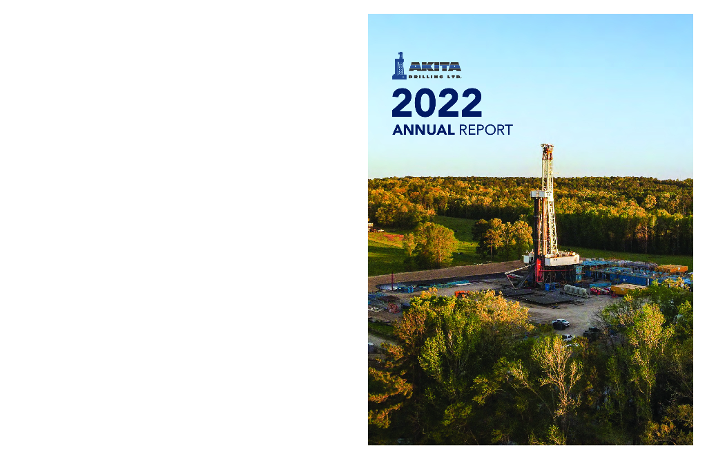 Akita Drilling Ltd.（AKT）2022财年年度报告（英文版）