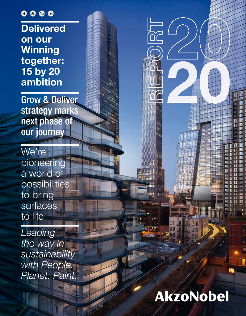 Akzo Nobel N.V.（AKZA）2020财年年度报告（英文版）