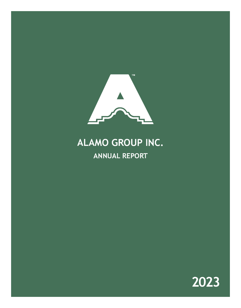 Alamo Group Inc.（ALG）2023财年年度报告（英文版）