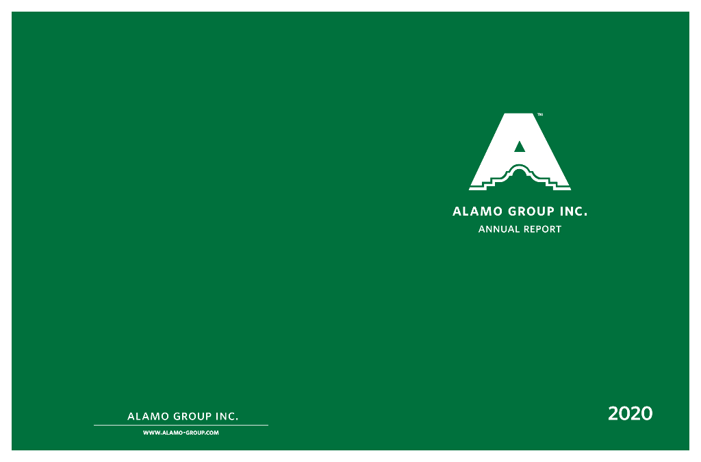 Alamo Group Inc.（ALG）2020财年年度报告（英文版）