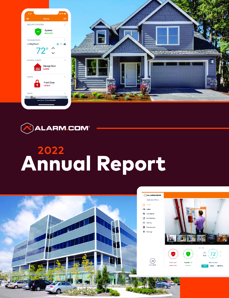 Alarm.com Holdings, Inc.（ALRM）2022财年年度报告（英文版）
