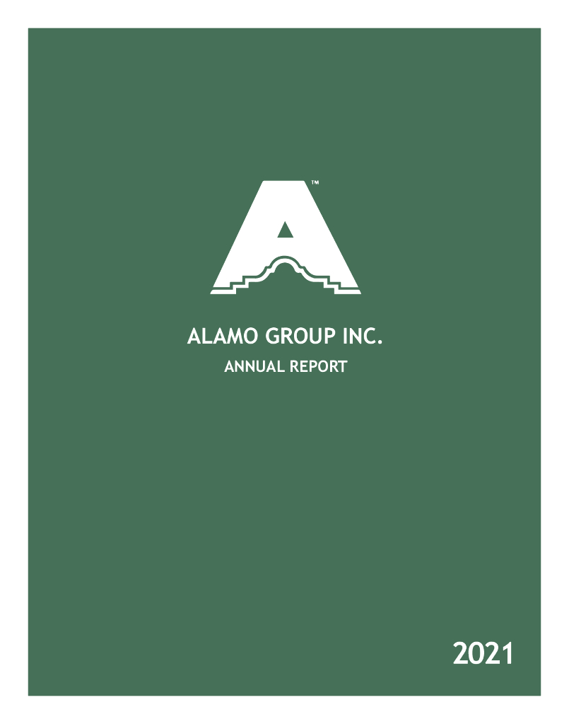 Alamo Group Inc.（ALG）2021财年年度报告（英文版）