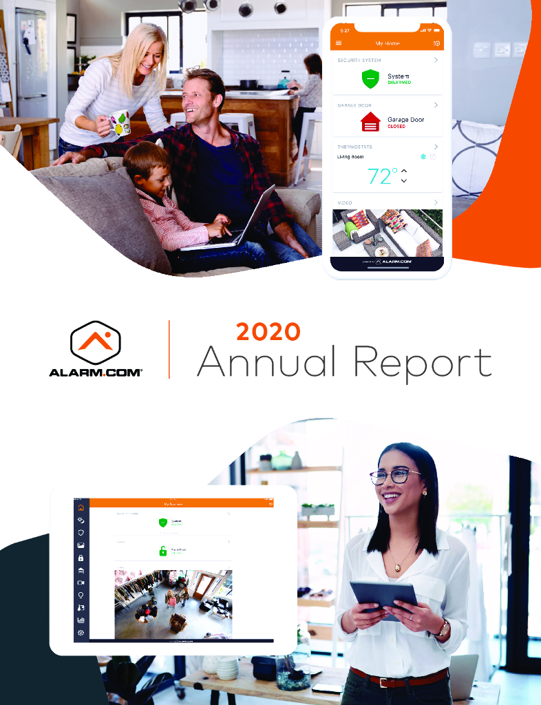 Alarm.com Holdings, Inc.（ALRM）2020财年年度报告（英文版）
