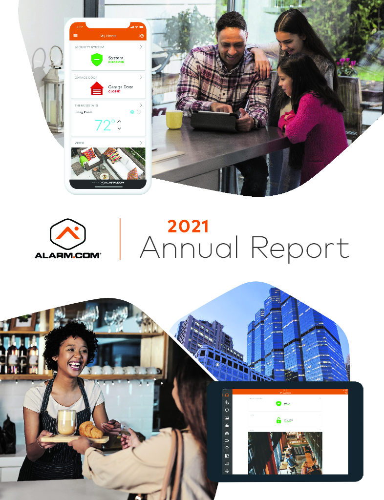 Alarm.com Holdings, Inc.（ALRM）2021财年年度报告（英文版）