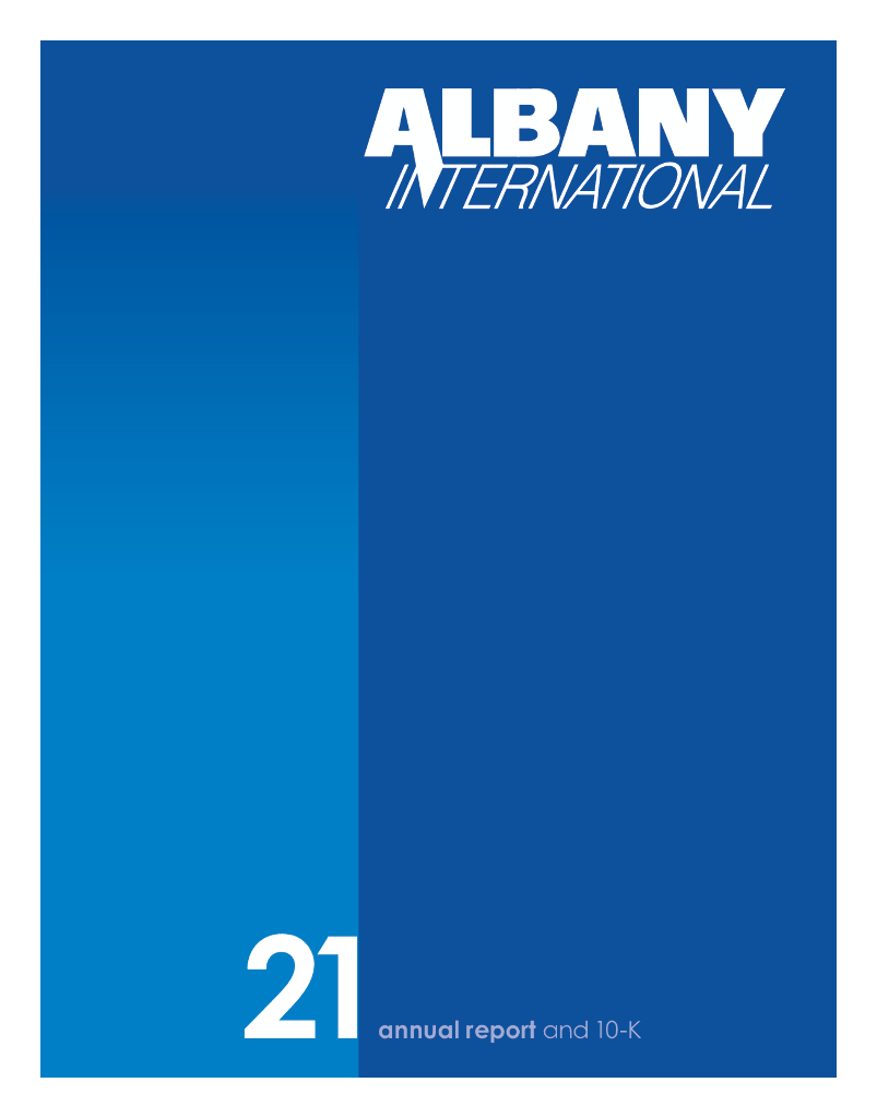 Albany International Corp.（AIN）2021财年年度报告（英文版）