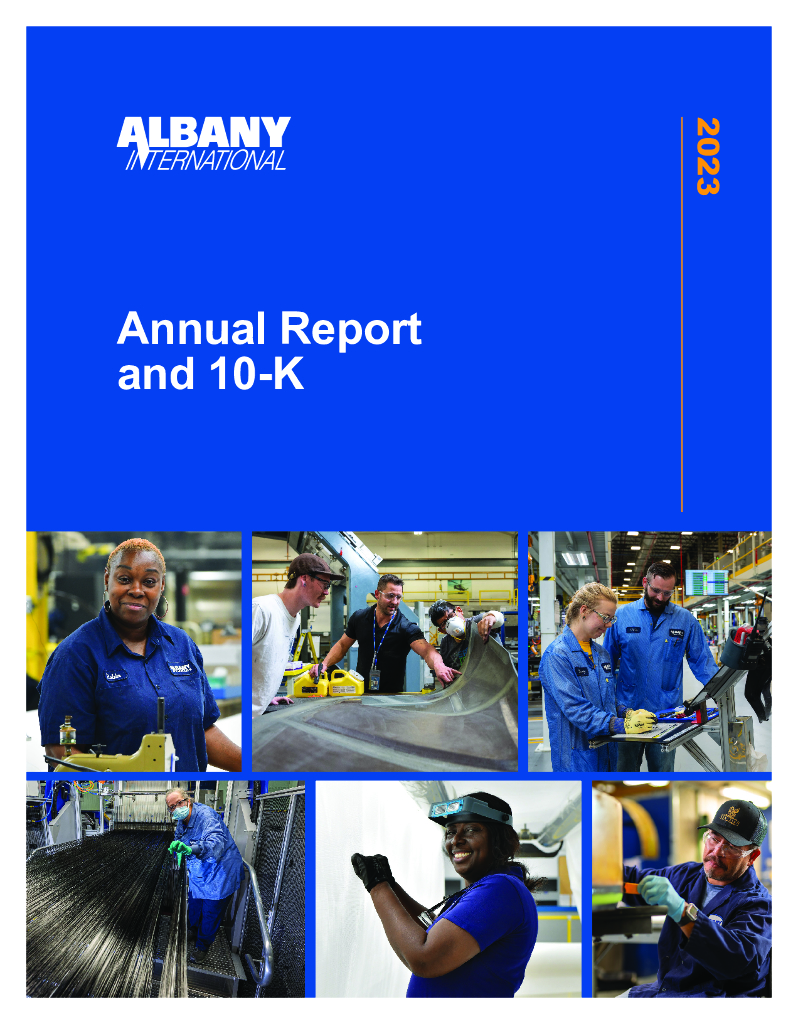 Albany International Corp.（AIN）2023财年年度报告（英文版）