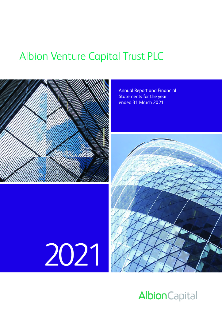 Albion Venture Capital Trust PLC（AAVC）2021财年年度报告（英文版）
