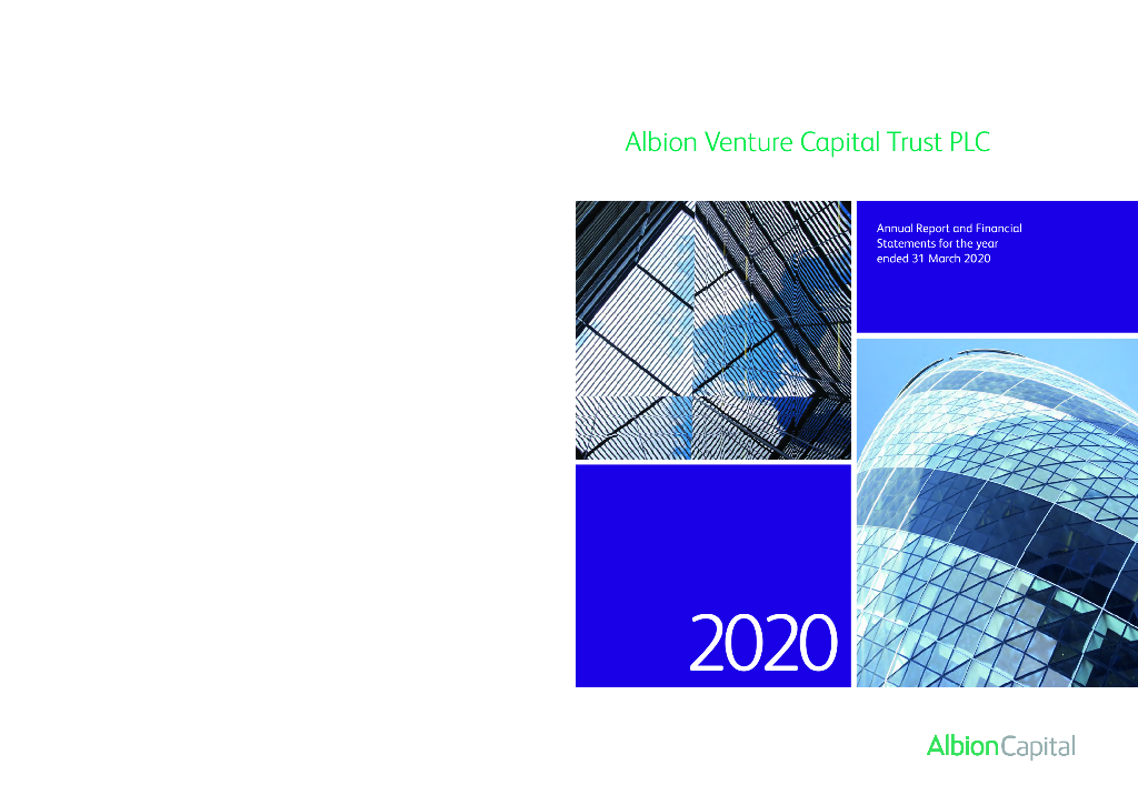 Albion Venture Capital Trust PLC（AAVC）2020财年年度报告（英文版）