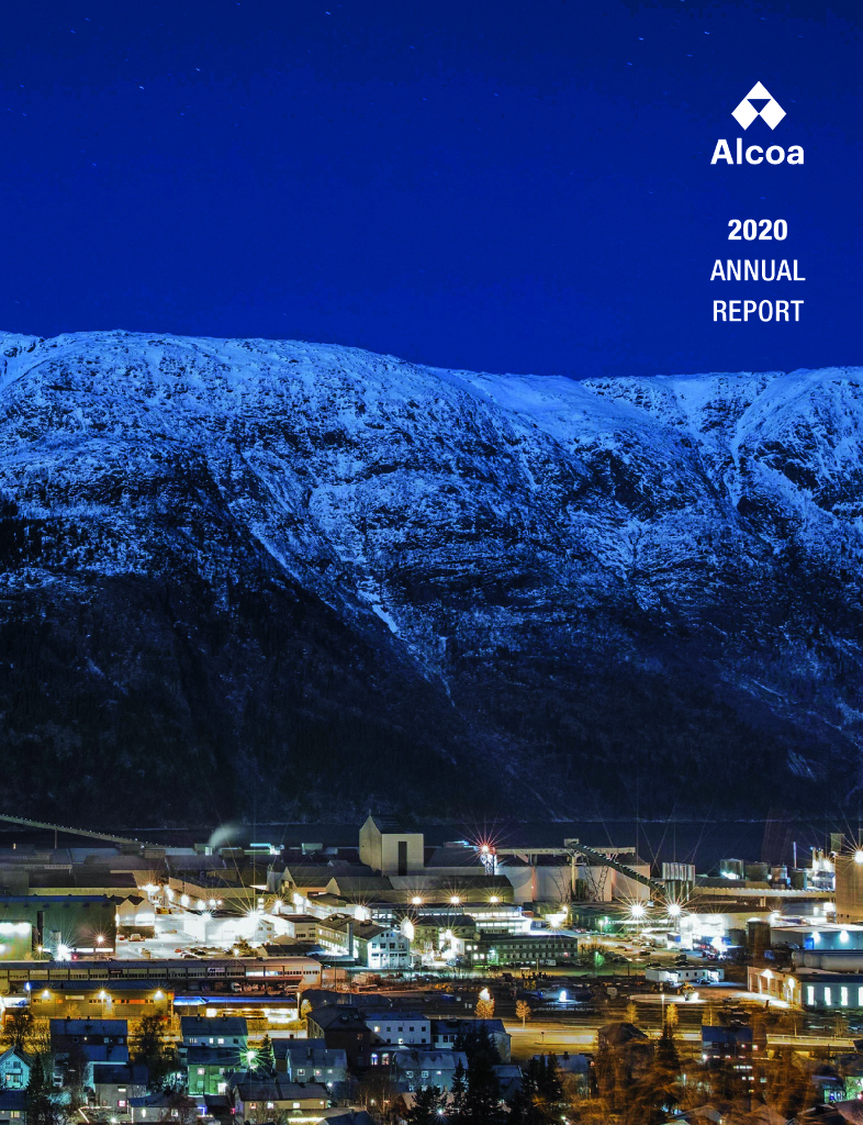 Alcoa Inc.（AA）2020财年年度报告（英文版）