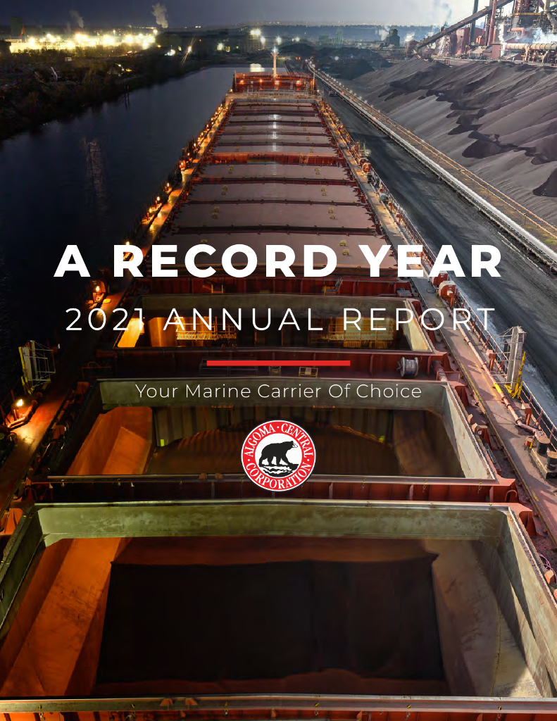 Algoma Central Corp.（ALC）2021财年年度报告（英文版）