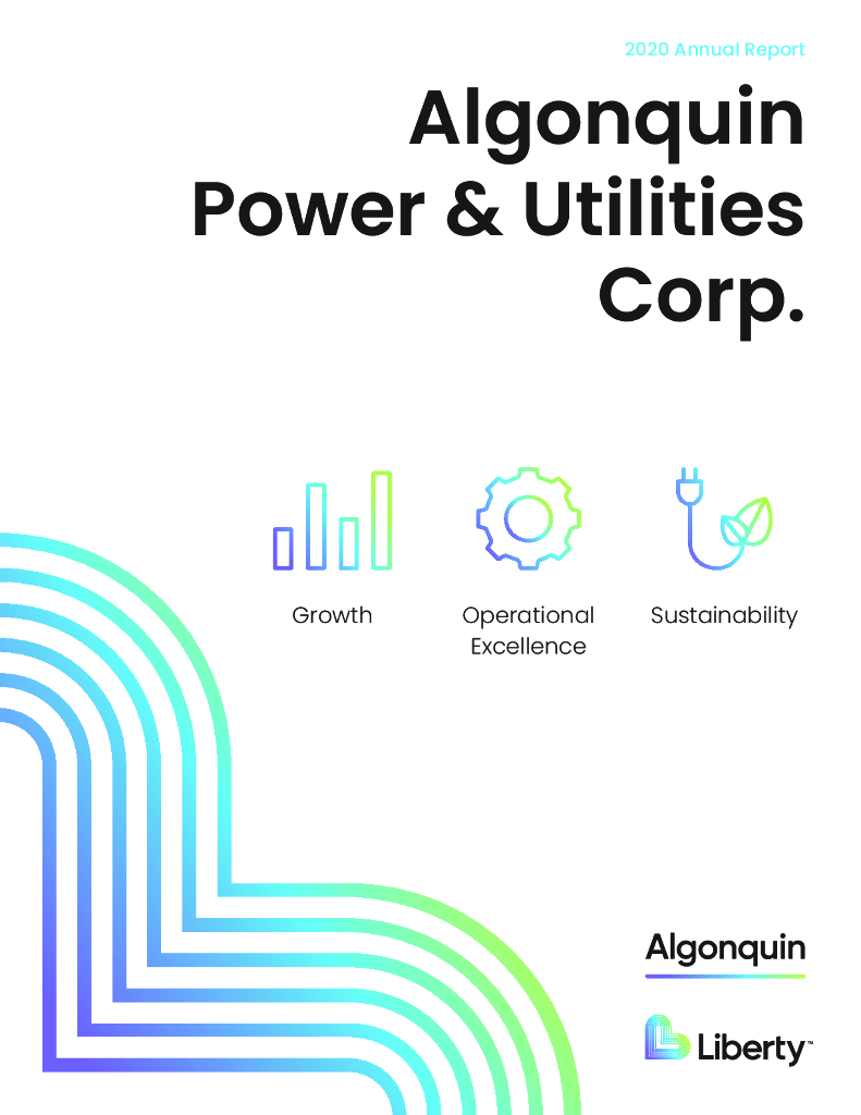 Algonquin Power & Utilities Corp.（AQN）2020财年年度报告（英文版）