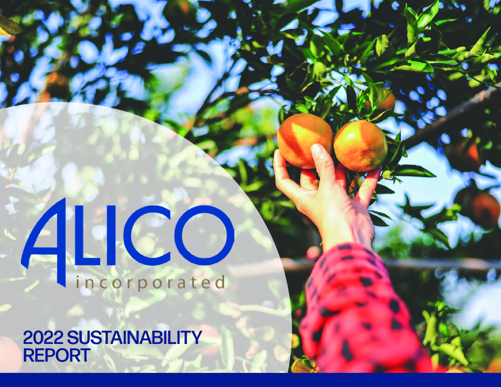 Alico Inc.（ALCO）2022年可持续发展报告（英文版）