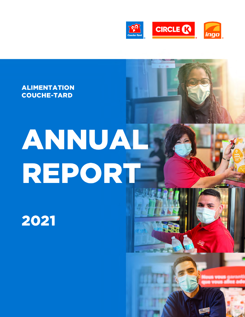 Alimentation Couche-Tard Inc.（ATD.B）2021财年年度报告（英文版）