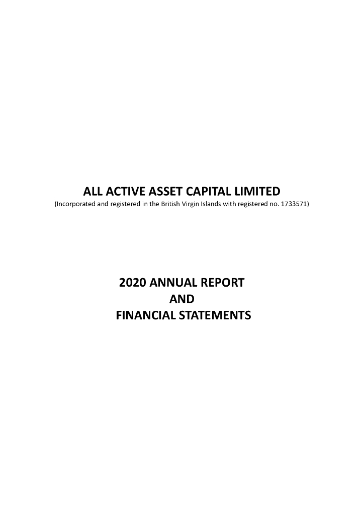 All Active Asset Capital Limited 2020财年年度报告（英文版）