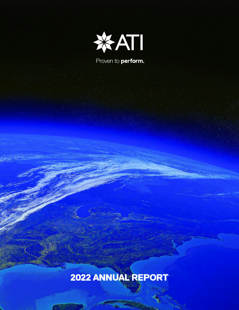 Allegheny Technologies Inc.（ATI）2022财年年度报告（英文版）