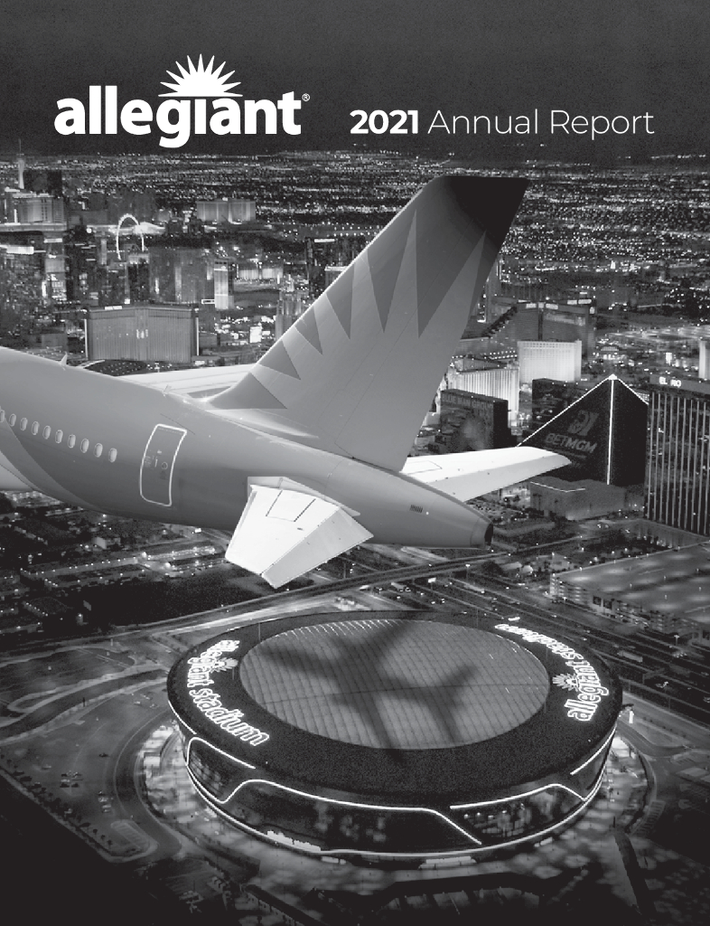Allegiant Travel Company（ALGT）2021财年年度报告（英文版）