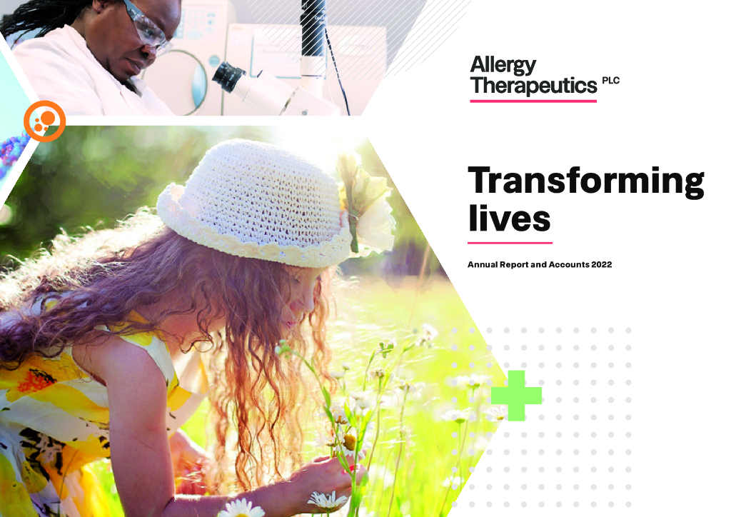 Allergy Therapeutics PLC（AGY）2022财年年度报告（英文版）