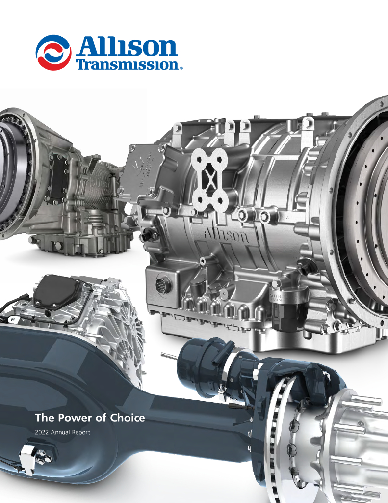 Allison Transmission（ALSN）2022财年年度报告（英文版）