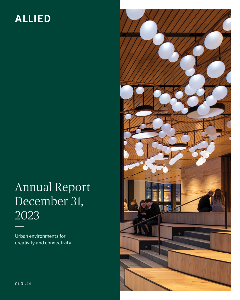 Allied Properties Real Estate Investment Trust（AP.UN）2023财年年度报告（英文版）