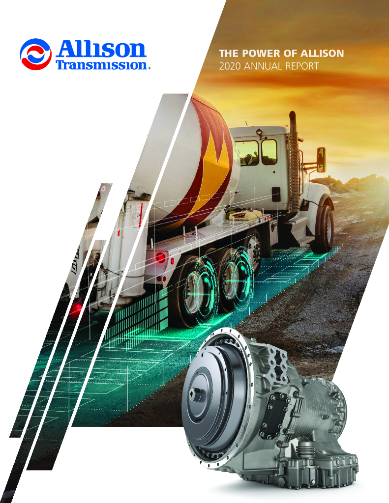 Allison Transmission（ALSN）2020财年年度报告（英文版）