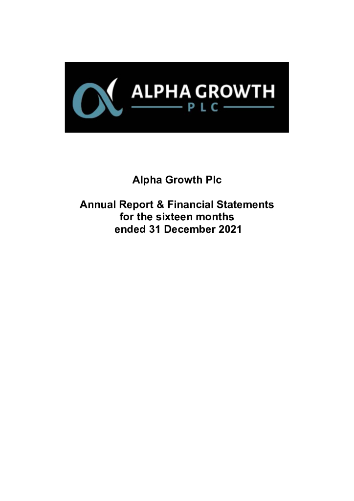 Alpha Growth plc（ALGW）2021财年年度报告（英文版）