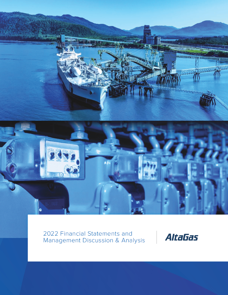 AltaGas Ltd.（ALA）2022财年年度报告（英文版）
