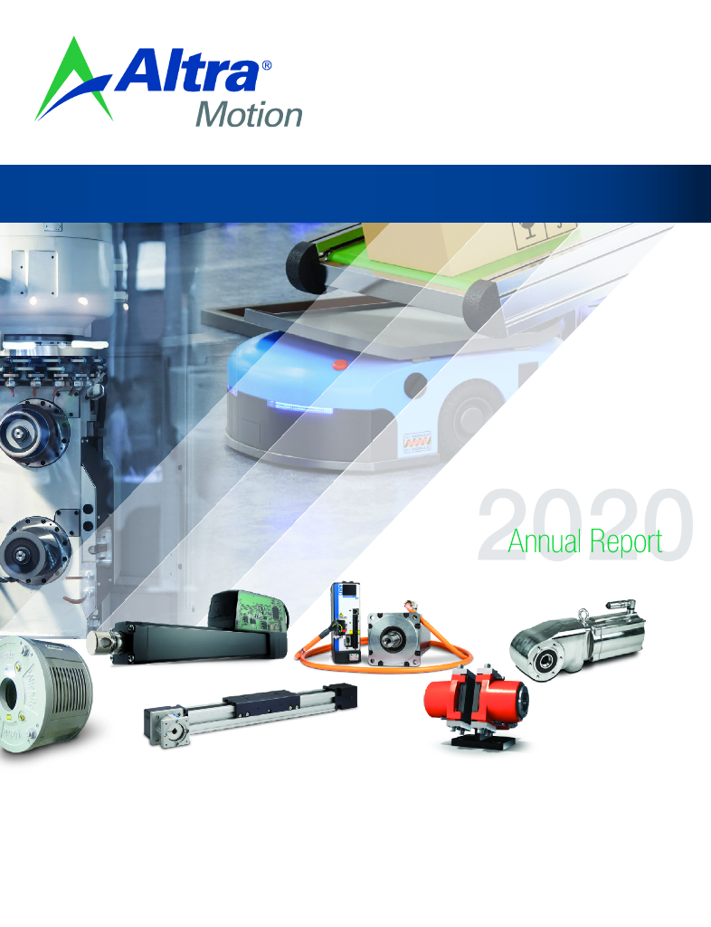 Altra Holdings, Inc.（AIMC）2020财年年度报告（英文版）