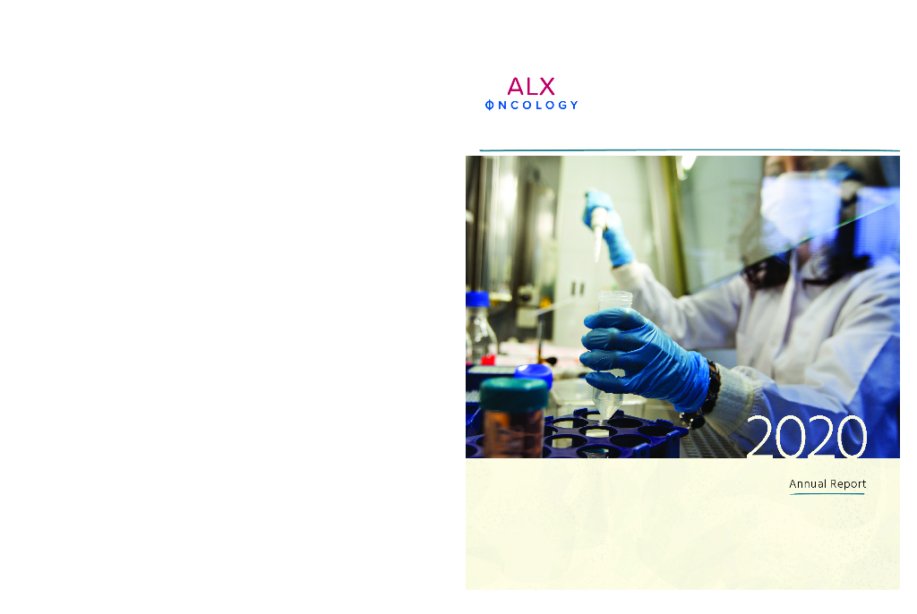 ALX Oncology Holdings Inc.（ALXO）2020财年年度报告（英文版）