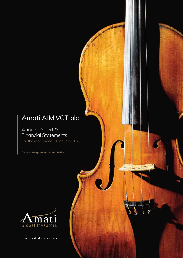 Amati AIM VCT plc（AMAT）2020财年年度报告（英文版）