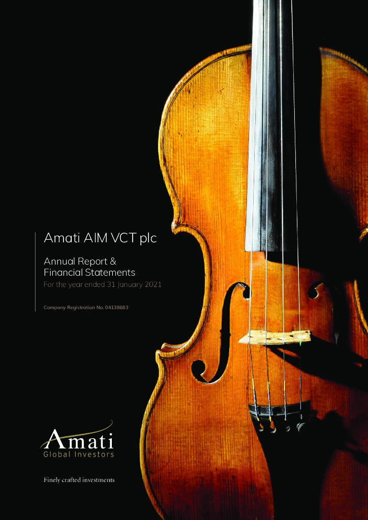 Amati AIM VCT plc（AMAT）2021财年年度报告（英文版）