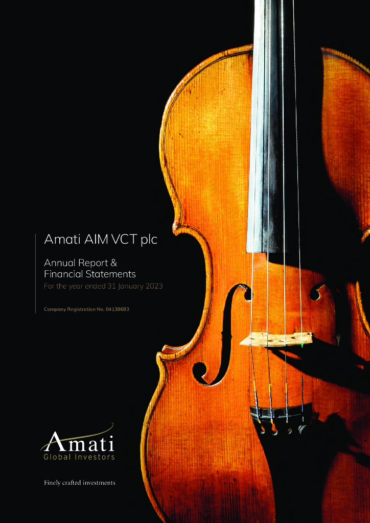 Amati AIM VCT plc（AMAT）2023财年年度报告（英文版）