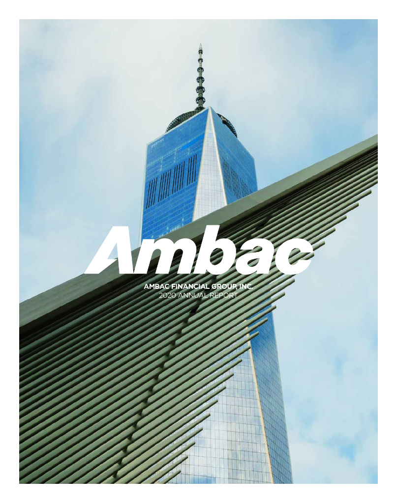 Ambac Financial Group, Inc.（AMBC）2020财年年度报告（英文版）