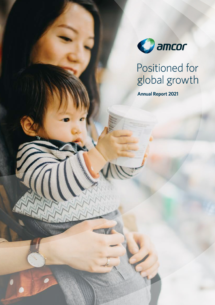 Amcor Ltd.（AMCRF）2021财年年度报告（英文版）