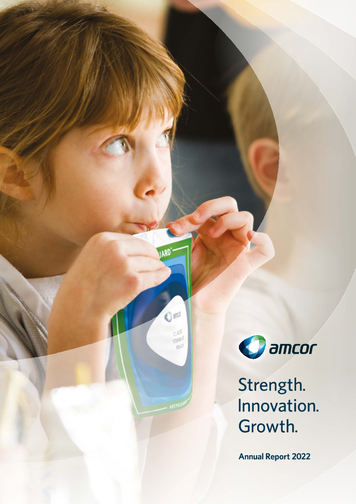 Amcor Ltd.（AMCRF）2022财年年度报告（英文版）