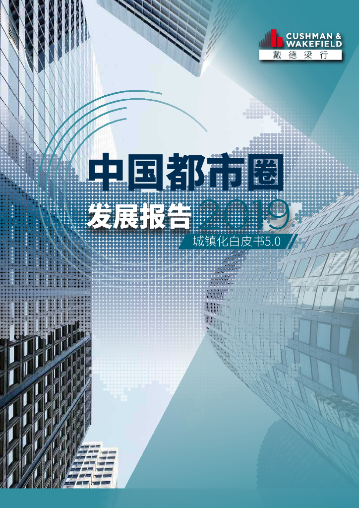 中国都市圈发展报告2019城镇化白皮书5.0