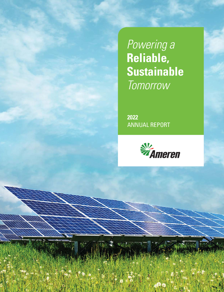 Ameren Corporation（AEE）2022财年年度报告（英文版）