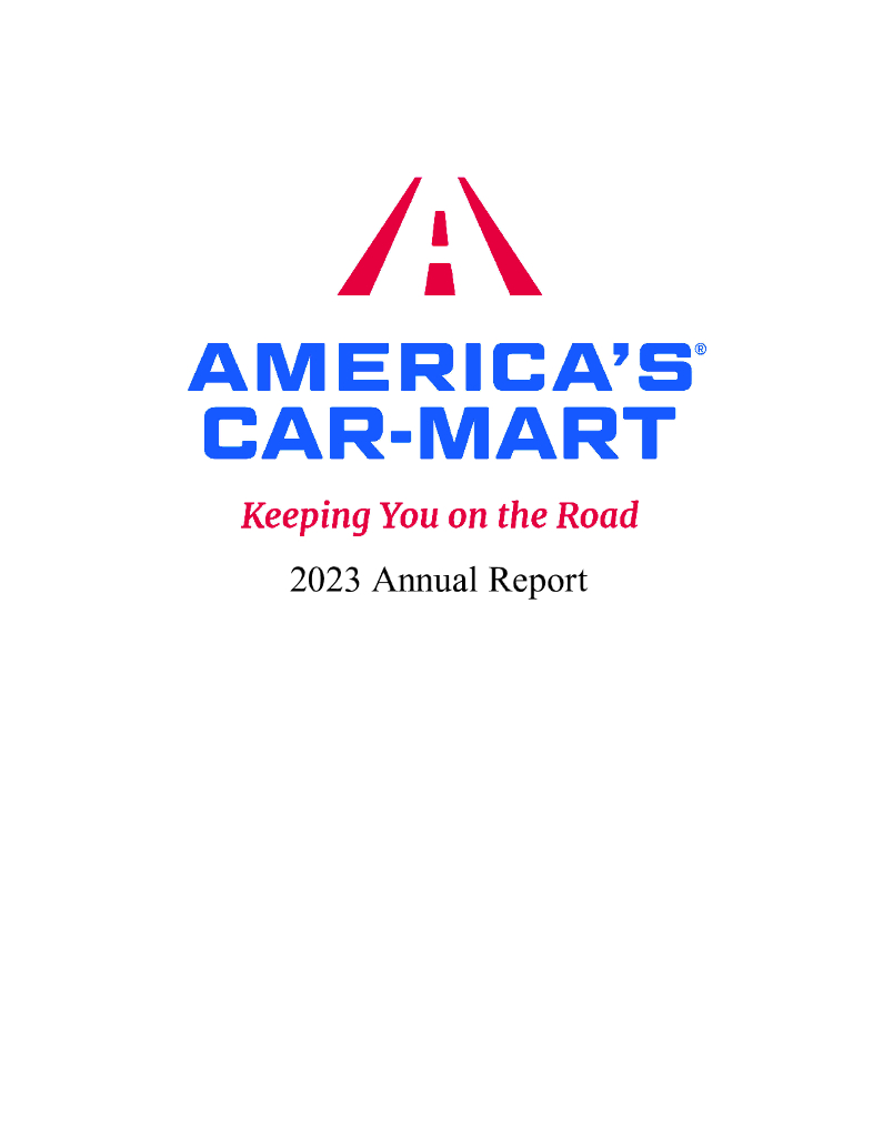 America's Car-Mart Inc.（CRMT）2023财年年度报告（英文版）
