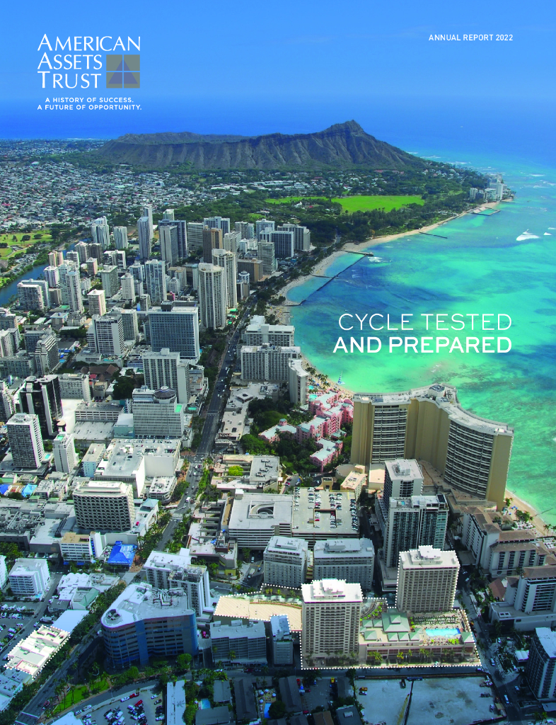 American Assets Trust（AAT）2022财年年度报告（英文版）