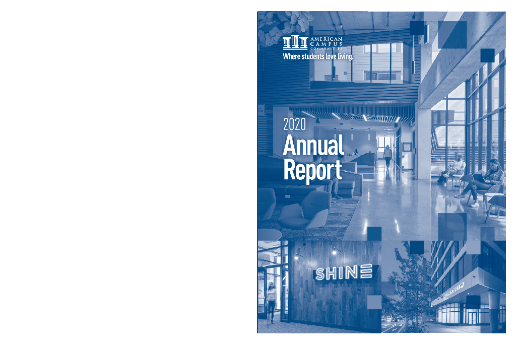 American Campus Communities Inc.（ACC）2020财年年度报告（英文版）