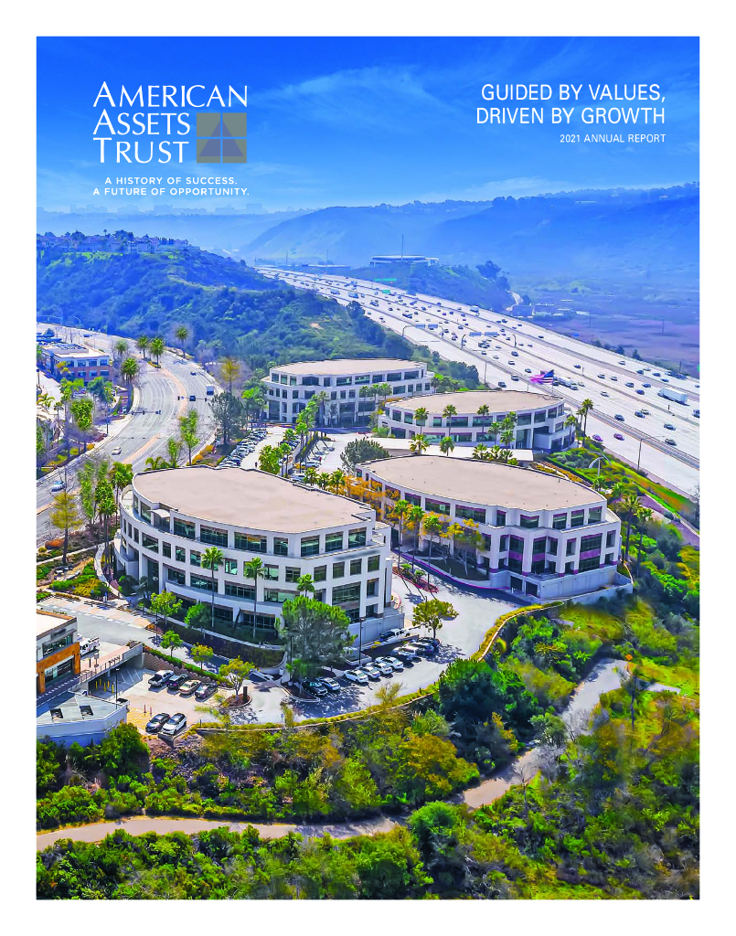 American Assets Trust（AAT）2021财年年度报告（英文版）