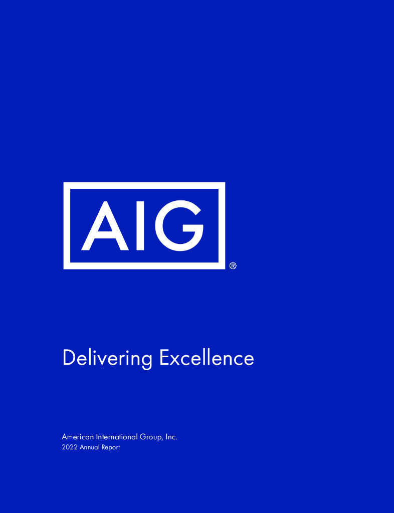 American International Group, Inc.（AIG）2022财年年度报告（英文版）