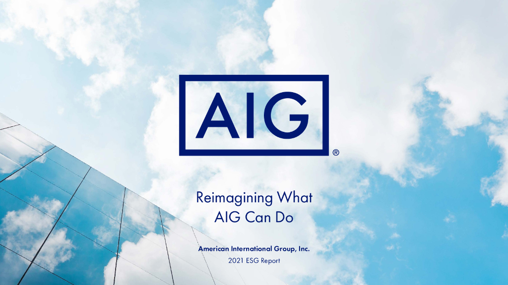 American International Group, Inc.（AIG）2021年ESG报告（英文版）