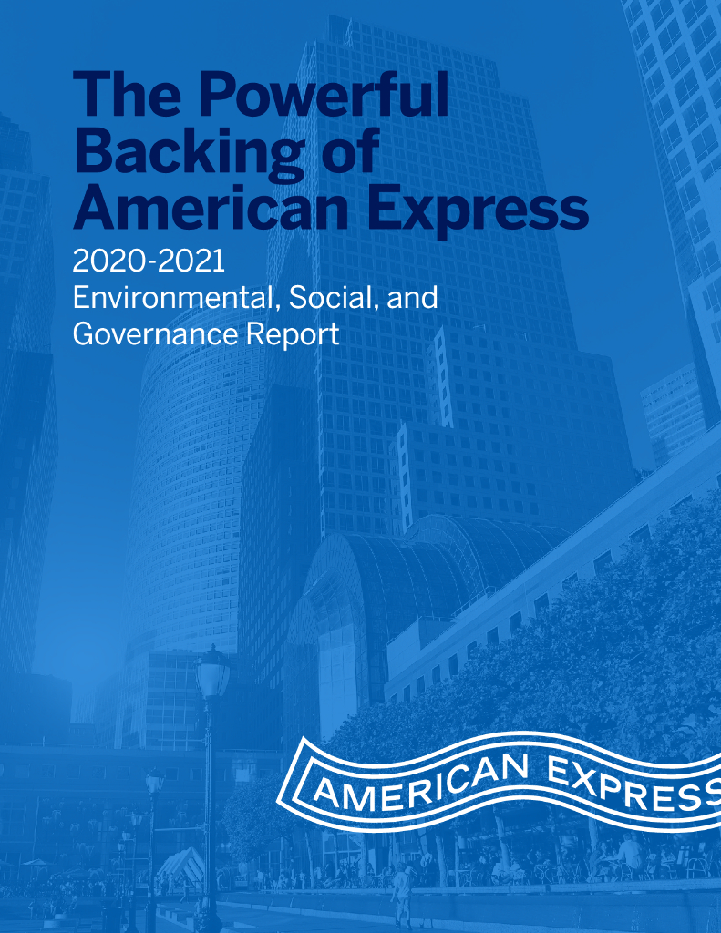 American Express Company（AXP）2020年ESG报告（英文版）